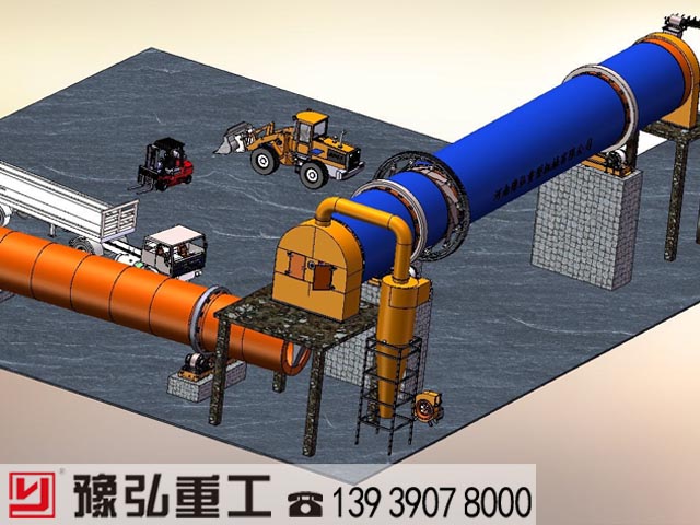 高爐礦渣烘干設(shè)備工藝圖 高爐礦渣烘干設(shè)備工藝圖