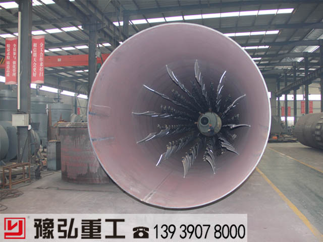 大型高嶺土烘干機(jī)內(nèi)部結(jié)構(gòu)圖 大型高嶺土烘干機(jī)內(nèi)部結(jié)構(gòu)圖