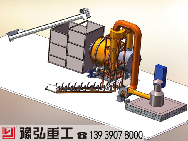 礦渣三筒烘干機(jī)設(shè)備工藝流程 礦渣三筒烘干機(jī)設(shè)備工藝流程